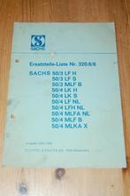 Sachs 50 /3 en 50 /4 onderdelenboek uitgave maart 1969, Fietsen en Brommers, Ophalen of Verzenden, Gebruikt