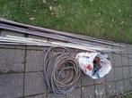 Koperen buizen en kabels + gratis oud ijzer, Doe-het-zelf en Verbouw, Metalen, Ophalen, Gebruikt, Koper of Messing