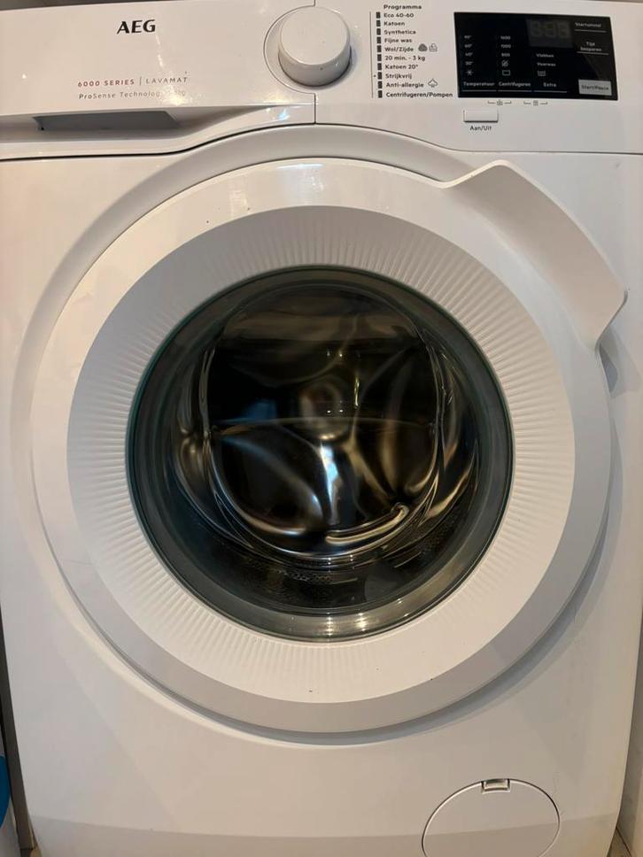 AEG wasmachine, Witgoed en Apparatuur, Wasmachines, Zo goed als nieuw, 6 tot 8 kg, 85 tot 90 cm, 1200 tot 1600 toeren, Ophalen