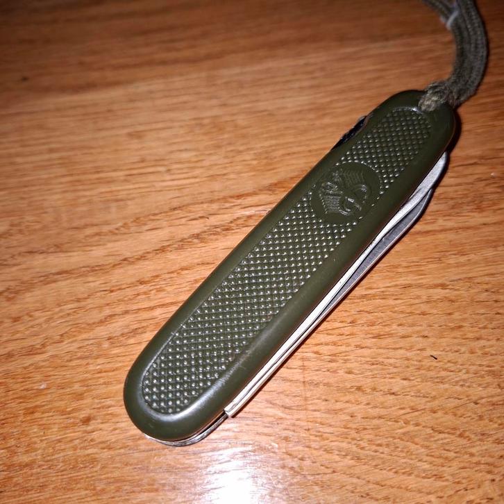 Legerzakmes - Groen met adelaar, Verzamelen, Militaria | Algemeen, Overige soorten, Mes of Dolk, Overige gebieden, Ophalen of Verzenden