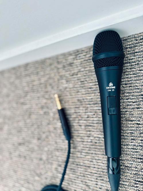 Devine DM 20 Mic + Jack Cable / As New, Muziek en Instrumenten, Microfoons, Zo goed als nieuw, Zangmicrofoon, Ophalen of Verzenden