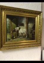 Schilderij Hoefsmid Th. Selhorst, Antiek en Kunst, Kunst | Schilderijen | Klassiek, Ophalen