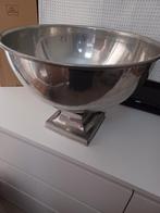 Grote ronde gepolijste champagne koeler 90% tin, Huis en Inrichting, Ophalen of Verzenden, Zo goed als nieuw, Rechthoekig