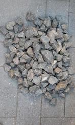 Basalt grijs keien 75kg grootte 50-100mm, Tuin en Terras, Grind, Keien en Split, Grijs, Ophalen of Verzenden, Zo goed als nieuw
