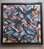 Abstract schilderij Bonny Dijkstra, Leeuwarden, Ophalen