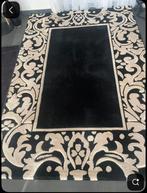 Zwart met creme tapijt van sehrazat, Huis en Inrichting, Stoffering | Tapijten en Kleden, Zwart, 150 tot 200 cm, 200 cm of meer