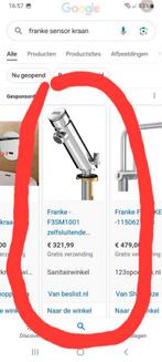 Moderne Franke Sensor Kraan, Doe-het-zelf en Verbouw, Sanitair, Ophalen