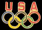 USA Olympische Spelen pin met ringen, Verzamelen, Speldjes, Pins en Buttons, Verzenden, Nieuw, Sport, Speldje of Pin