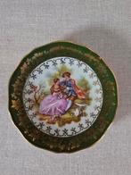 Limoges France Veritable Porcelaine Bord Groen, Ophalen of Verzenden