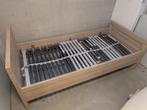 Elektrisch eenpersoons bed, Huis en Inrichting, Slaapkamer | Bedden, Ophalen, 90 cm, Eenpersoons, Bruin