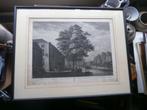 Mooie Gravure v/h Waalse Weeshuis te Amsterdam, Antiek en Kunst, Kunst | Etsen en Gravures, Ophalen of Verzenden