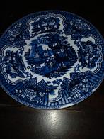 Petrus Regout Maastricht Decoratieve blauw Bord, Antiek en Kunst, Antiek | Wandborden en Tegels, Ophalen of Verzenden