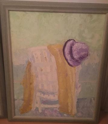 2 schilderijen schilderij beschikbaar voor biedingen