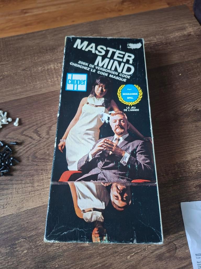 Vintage Mastermind Bordspel, Hobby en Vrije tijd, Gezelschapsspellen | Bordspellen, Een of twee spelers, Ophalen of Verzenden