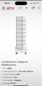 Lamellentoren Retif wit + haken, Huis en Inrichting, Ophalen of Verzenden, Zo goed als nieuw