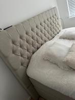 Boxspring tweepersoons., Overige kleuren, Tweepersoons, Ophalen of Verzenden, Zo goed als nieuw