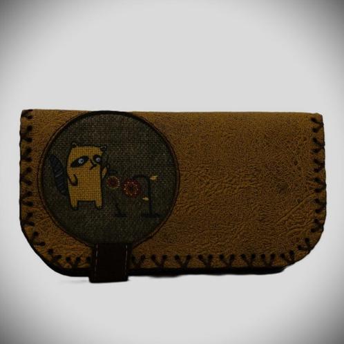 Vegan-Leather-Wallet, Sieraden, Tassen en Uiterlijk, Portemonnees, Nieuw, Overige merken, Overige kleuren, Leer, Met knipsluiting