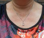 Zilveren ketting met Boeddha hanger nr.1472, Sieraden, Tassen en Uiterlijk, Kettingen, Met hanger, Verzenden, Zo goed als nieuw