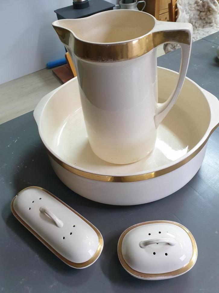 Lampetkan set Villeroy en Boch, Antiek en Kunst, Antiek | Keramiek en Aardewerk, Ophalen