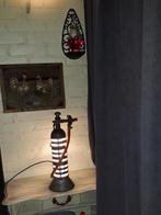 Loodgieters gasfles lamp (Vintage-industriële-mooi.), Minder dan 50 cm, Gebruikt, Ophalen of Verzenden, Vintage-industriële