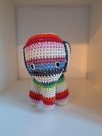 Anne Claire perit kleurrijk gehaakt olifantje, knuffeltje, Kinderen en Baby's, Vintage, Overige typen, Ophalen of Verzenden, Zo goed als nieuw