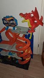 Hot Wheels Ultimate Garage met Draak!, Kinderen en Baby's, Speelgoed | Racebanen, Ophalen of Verzenden, Zelf te bouwen, Hot Wheels