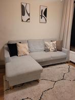 Hoekslaapbank lichtgrijs, Ophalen, Gebruikt, Eenpersoons, Overige maten