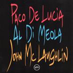 John mclaughlin al di meola paco de lucía the guitar trio cd, Cd's en Dvd's, Verzenden, 1980 tot heden, Zo goed als nieuw, Jazz