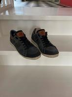 Herenschoenen maat 44 spijkerstof look blauw leer, Ophalen of Verzenden