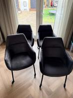 Te koop 4 x eetkamerstoel antraciet van label51, Ophalen, Zo goed als nieuw, Vier
