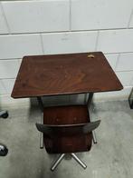 Oud school tafeltje en stoeltje., Kinderen en Baby's, Kinderkamer | Tafels en Stoelen, Ophalen, Gebruikt, Tafel(s) en Stoel(en)