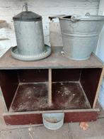 Leghok kippen zonder toebehoren, Dieren en Toebehoren, Pluimvee | Toebehoren, Ophalen, Zo goed als nieuw, Kippenhok of Kippenren