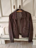 Korte leren dames jas bruin, Ophalen of Verzenden, Zo goed als nieuw, Bruin
