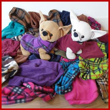Partij hondentruien - warme fleece trui sweater kleine hond  beschikbaar voor biedingen
