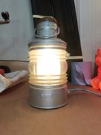 Vintage Scheepslamp / Navigatielamp, Gebruikt, Vintage, Ophalen of Verzenden, Glas
