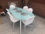 Elegante terrastafel met 6 Nardi stoelen, Eettafel, 6 zitplaatsen, Ophalen of Verzenden, Tuinset