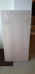 Houten wandpaneel landelijk voor bijv. windlicht/kandelaar, Ophalen, Zo goed als nieuw