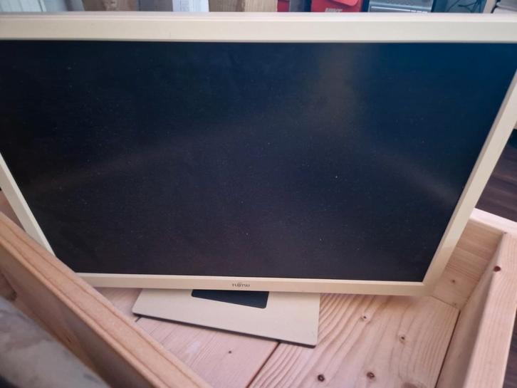 Fujitsu Monitor - Goed Onderhouden, Computers en Software, Monitoren, Gebruikt, 60 Hz of minder, DVI, HDMI, VGA, LED, Full HD