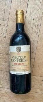 Rode wijn Panperdu Bergerac 1989, Verzenden, Frankrijk, Nieuw, Rode wijn