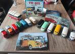 Unieke set Volkswagen T1 busjes, metalen borden, radio etc, Overige merken, Auto, Groter dan 1:32, Ophalen of Verzenden