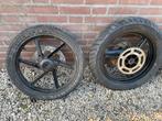 Grimeca 16 en 17 “ Motorfiets Wielen Set, Ophalen, Gebruikt
