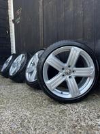 Originele Volkswagen velgen 18" 5x112 Cadiz Pirelli winter, Niet ingevuld, 18 inch, Gebruikt, Banden en Velgen