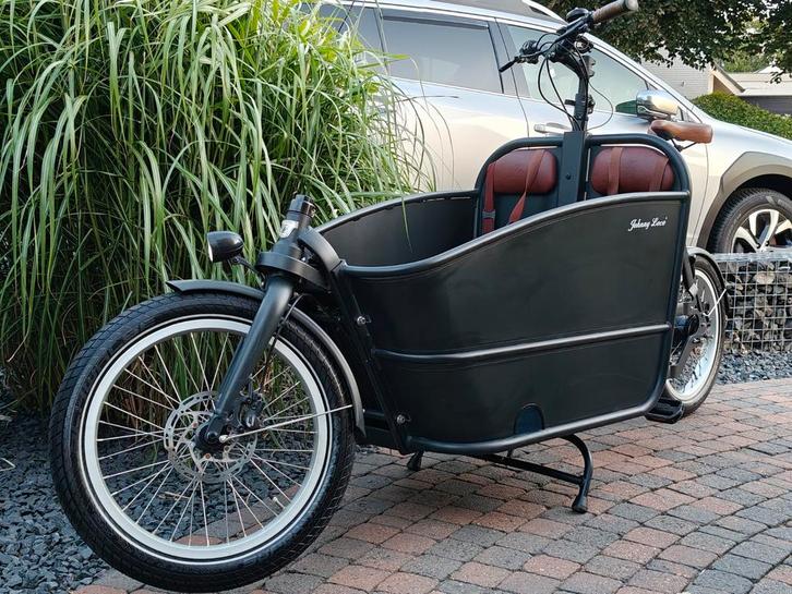 Elektrische Johnny Loco Twin Cruiser demo model, Fietsen en Brommers, Fietsen | Bakfietsen, Zo goed als nieuw, Johnny Loco, 2 kinderen