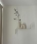 Vintage Draadstaal Wandplank - Wit, Ophalen