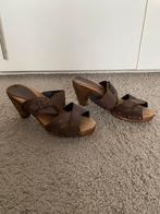 Instappers van Sanita, maat 39, Kleding | Dames, Schoenen, Ophalen of Verzenden, Zo goed als nieuw, Bruin, Instappers