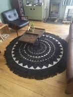 Dutchbone vloerkleed Nelson Pure Black, Ophalen, 150 tot 200 cm, Zo goed als nieuw, 150 tot 200 cm