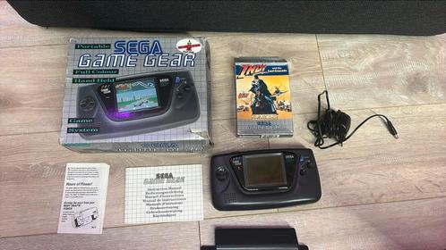 Sega game gear boxed - indiana jones boxed, Spelcomputers en Games, Spelcomputers | Sega, Zo goed als nieuw, Game Gear, Zonder controller