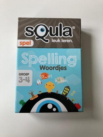 Kaartspel Squla kinderspel groep 3-4 spelling