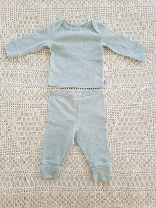 Burberry Baby lichtblauw setje 50, Kinderen en Baby's, Babykleding | Maat 50, Zo goed als nieuw, Verzenden