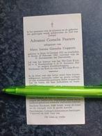 Bidprentje Etten Breda Adrianus Peeters 1921 1963, Ophalen, Bidprentje